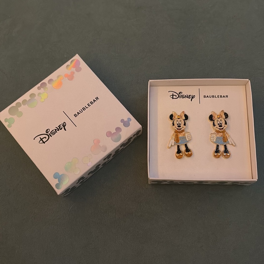 Disney BaubleBar Minnie Mouse Earrings